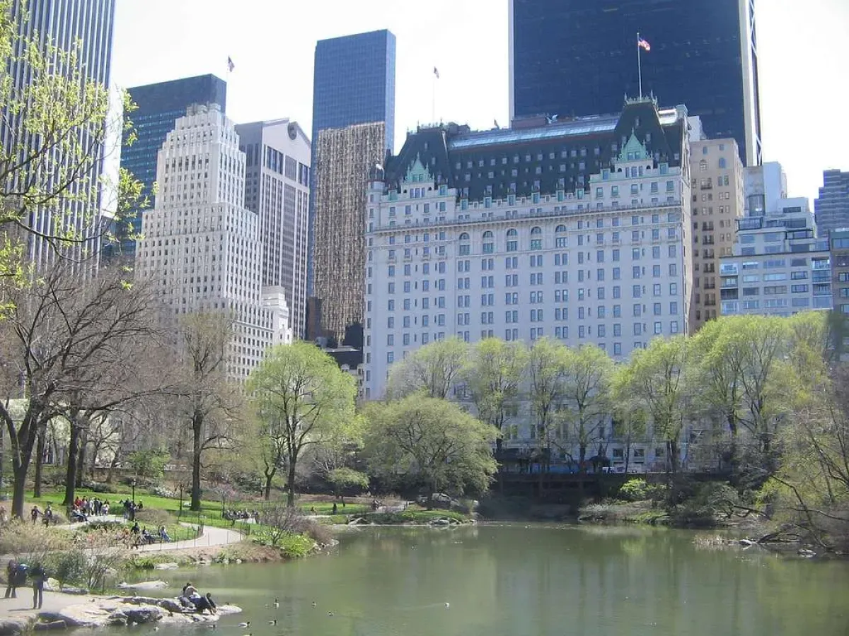 Hotel Plaza view from Central Park