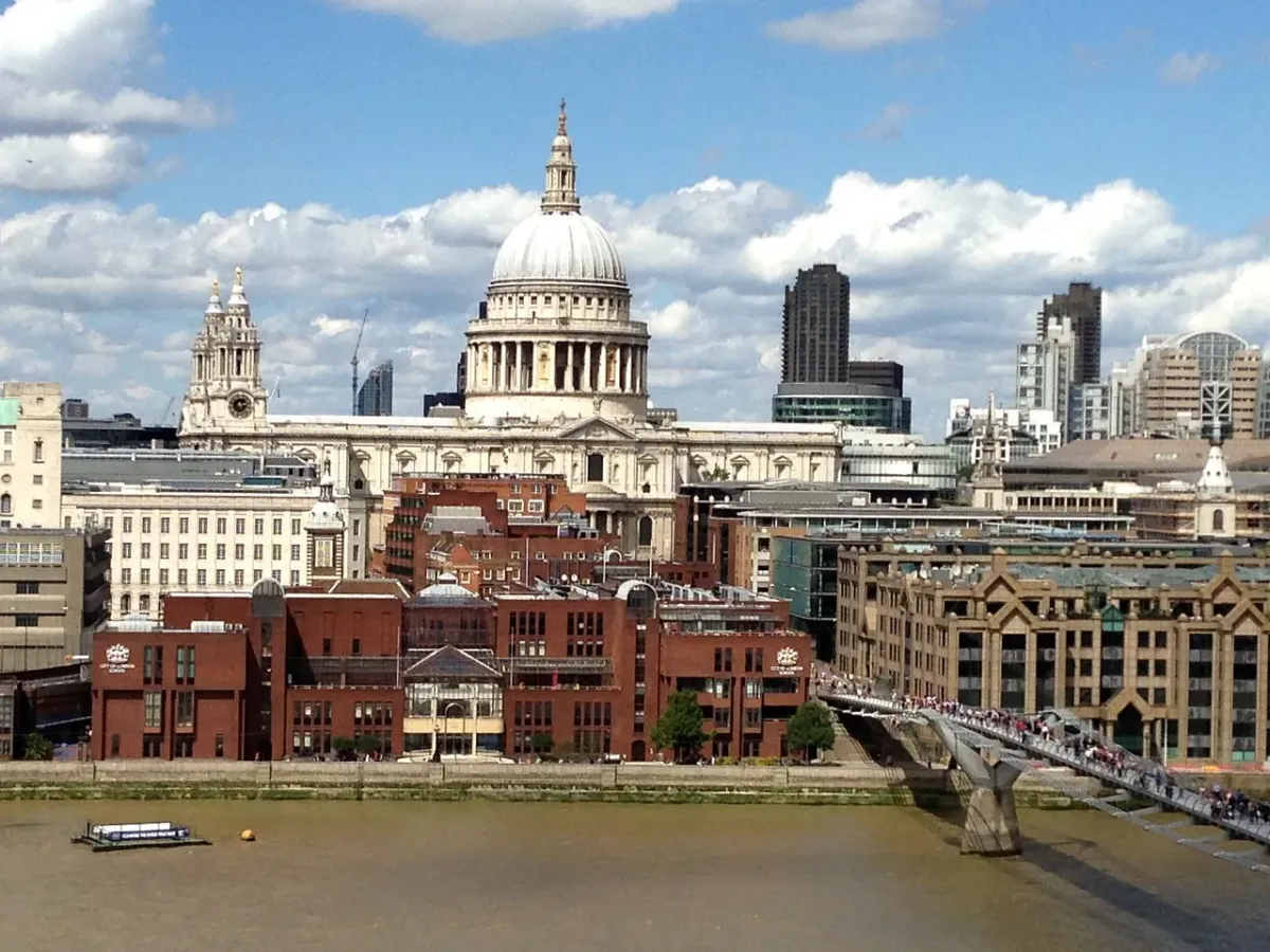 St. Paul's Cathedral view from Tate Modern