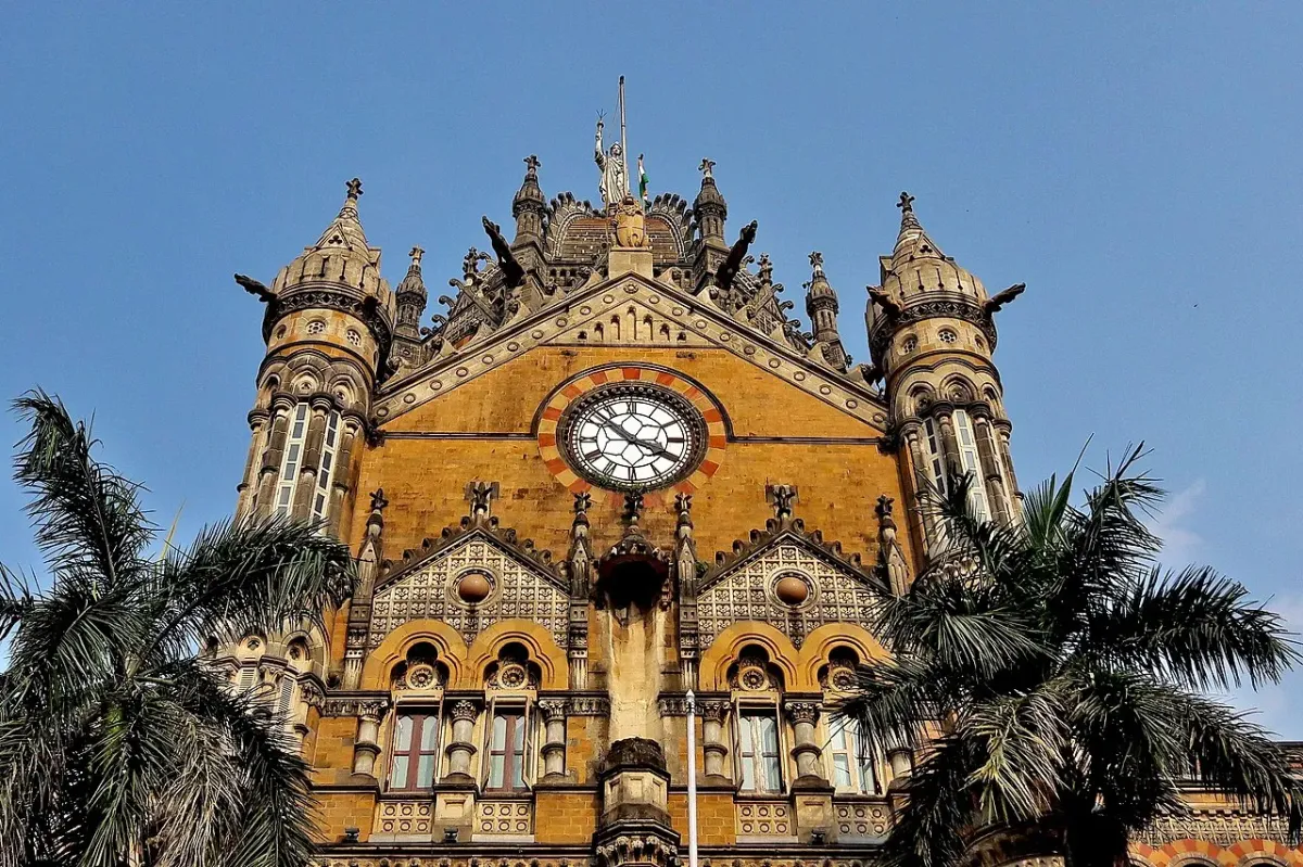 Partial view of Chhatrapati Shivaji Maharaj Terminus