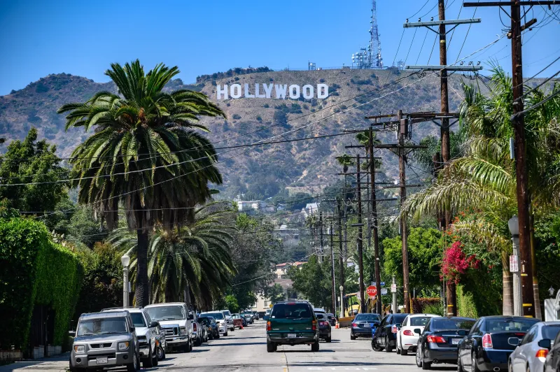 Hollywood Sign from the street