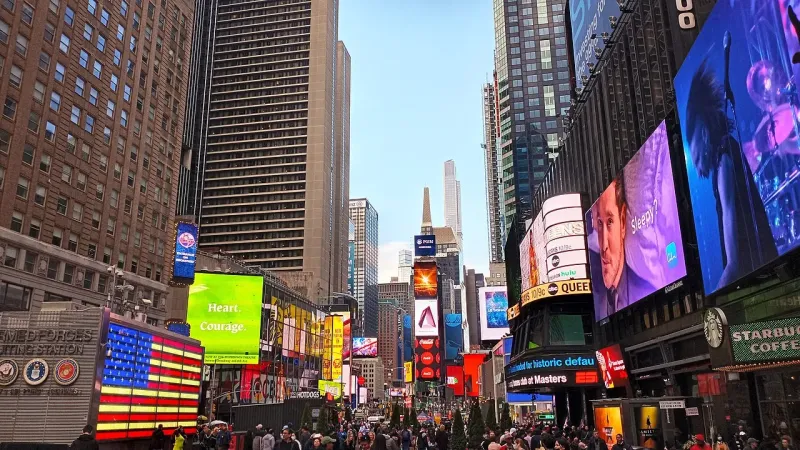 Times Square April 2022