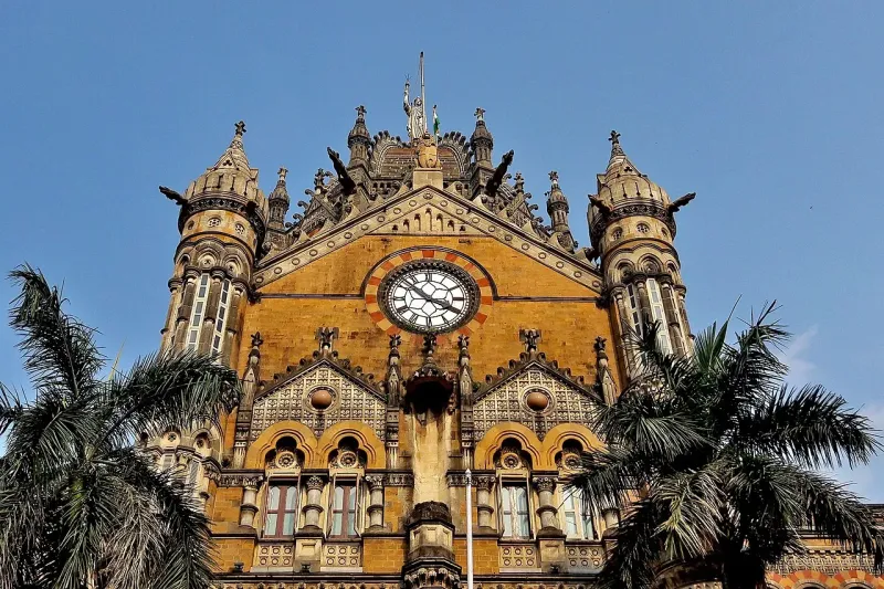Partial view of Chhatrapati Shivaji Maharaj Terminus