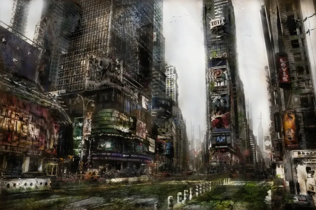 Empty Times Square