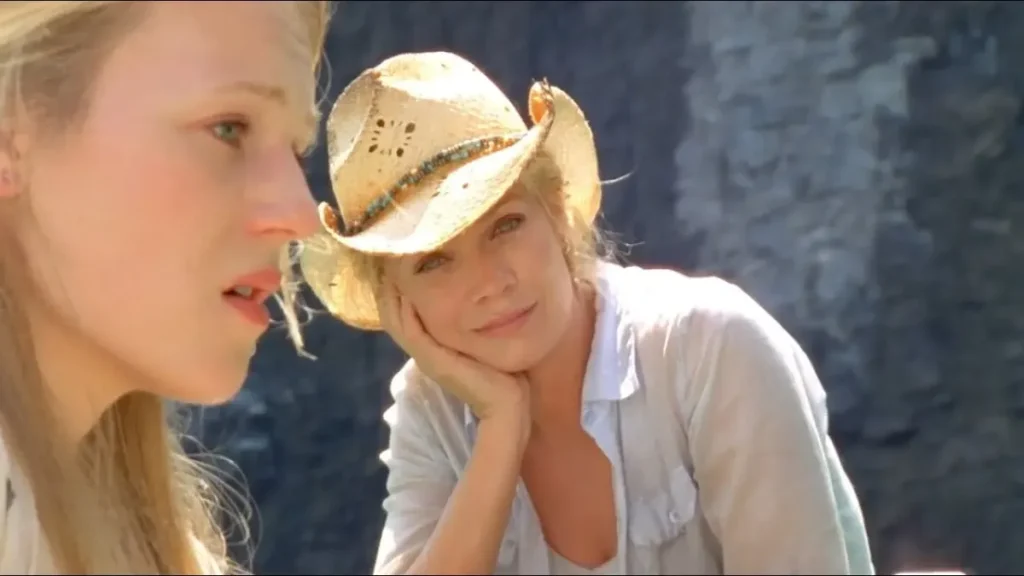 Andrea and Amy fishing